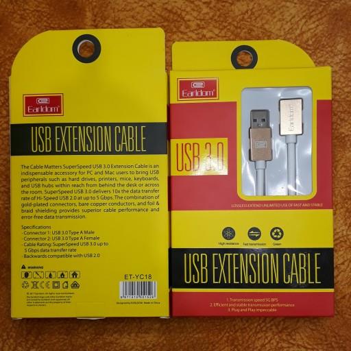 کابل افزایش طول 2 متری USBمدل Earldom ET-YC18